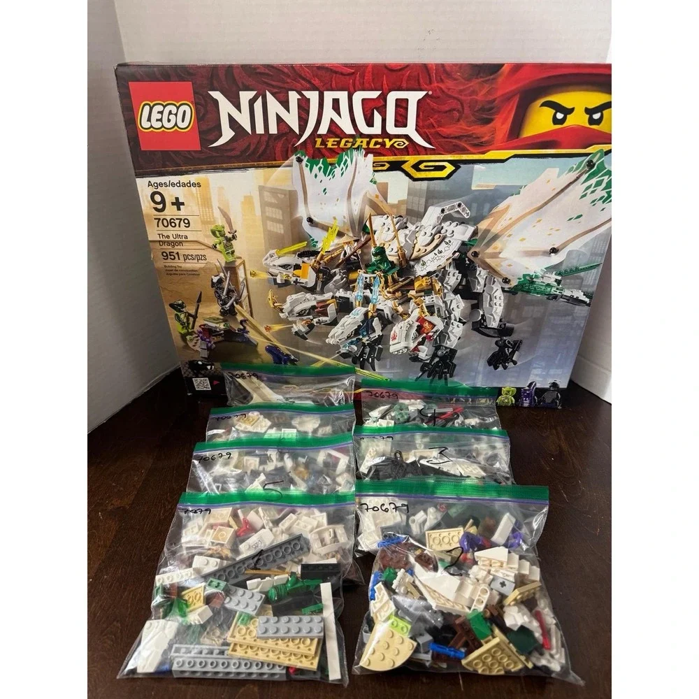 LEGO Ninjago Legacy 70679 The Ultra Dragon & 3 Minifigures w/Box No Manual